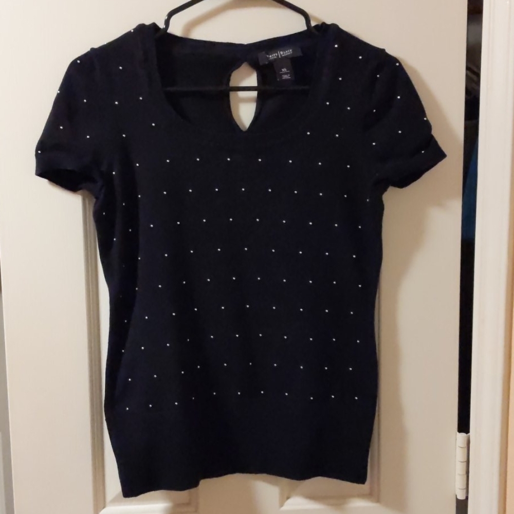 Black sweater top - White House Black Market